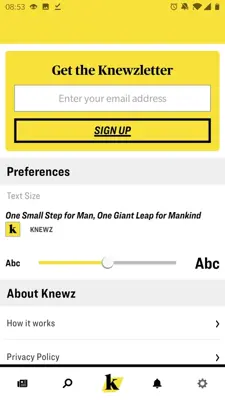 Knewz android App screenshot 6